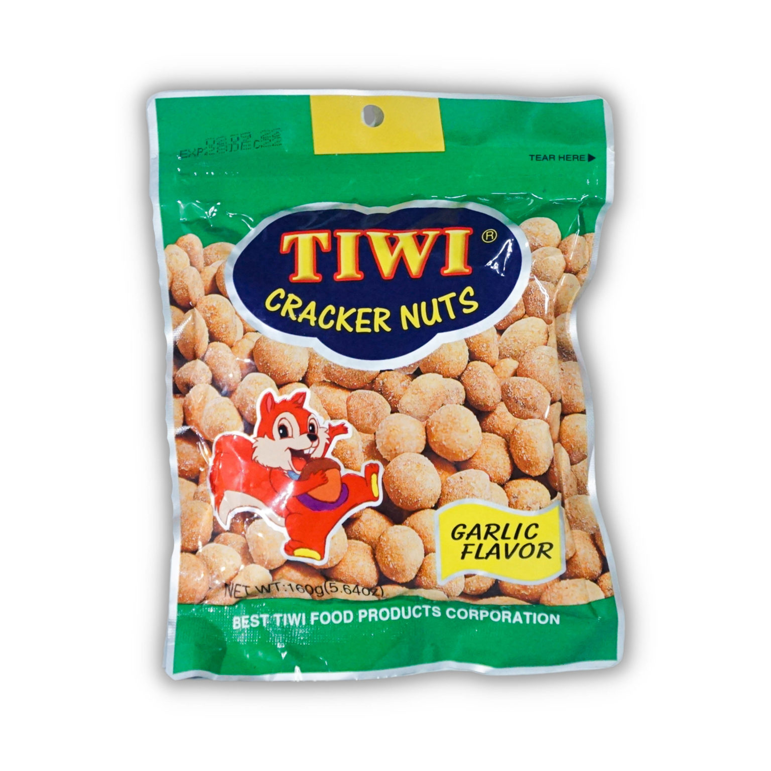 TIWI CRACKER NUTS – GARLIC – TIWI Foods