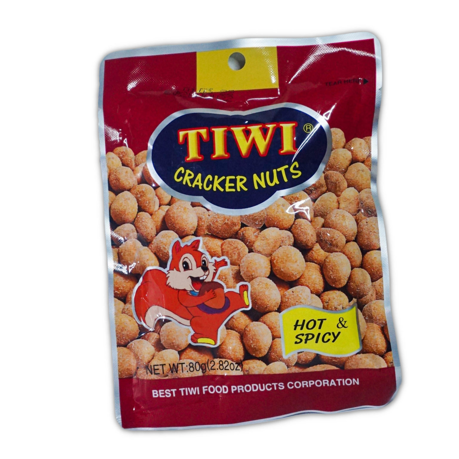 TIWI CRACKER NUTS – HOT & SPICY – TIWI Foods